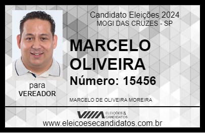 Candidato MARCELO OLIVEIRA 2024 - MOGI DAS CRUZES - Eleições