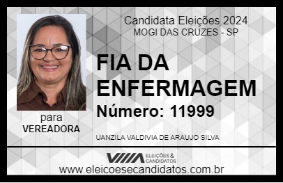 Candidato FIA DA ENFERMAGEM 2024 - MOGI DAS CRUZES - Eleições