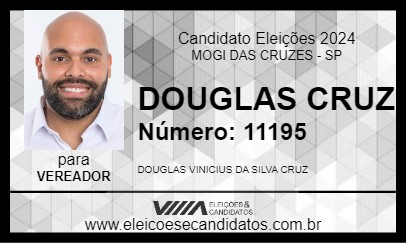 Candidato DOUGLAS CRUZ 2024 - MOGI DAS CRUZES - Eleições