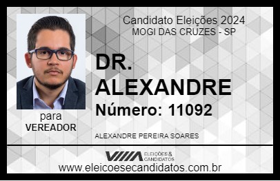 Candidato DR.  ALEXANDRE 2024 - MOGI DAS CRUZES - Eleições