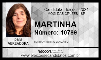 Candidato MARTINHA 2024 - MOGI DAS CRUZES - Eleições