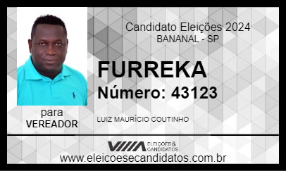 Candidato FURREKA 2024 - BANANAL - Eleições