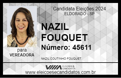 Candidato NAZIL FOUQUET 2024 - ELDORADO - Eleições