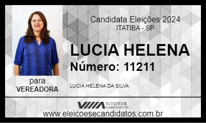 Candidato LUCIA HELENA 2024 - ITATIBA - Eleições