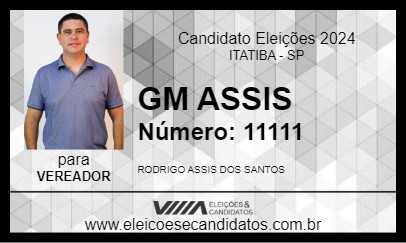 Candidato ASSIS 2024 - ITATIBA - Eleições