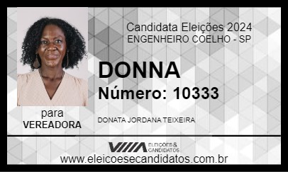 Candidato DONNA 2024 - ENGENHEIRO COELHO - Eleições