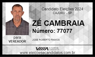 Candidato ZÉ CAMBRAIA 2024 - CAJURU - Eleições