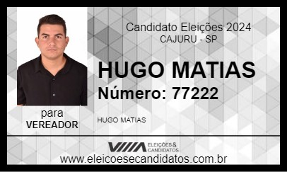 Candidato HUGO MATIAS 2024 - CAJURU - Eleições