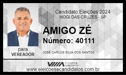 Candidato AMIGO ZÉ 2024 - MOGI DAS CRUZES - Eleições