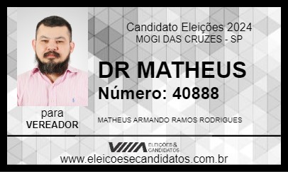 Candidato DR MATHEUS 2024 - MOGI DAS CRUZES - Eleições