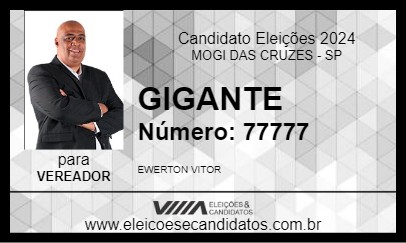 Candidato GIGANTE 2024 - MOGI DAS CRUZES - Eleições