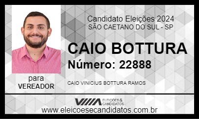 Candidato CAIO BOTTURA 2024 - SÃO CAETANO DO SUL - Eleições