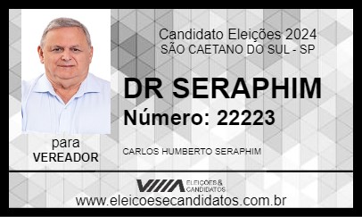 Candidato DR SERAPHIM 2024 - SÃO CAETANO DO SUL - Eleições