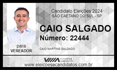 Candidato CAIO SALGADO 2024 - SÃO CAETANO DO SUL - Eleições