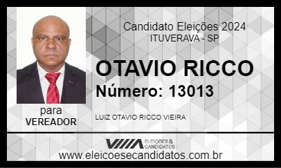 Candidato OTAVIO RICCO 2024 - ITUVERAVA - Eleições