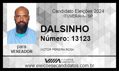 Candidato DALSINHO 2024 - ITUVERAVA - Eleições