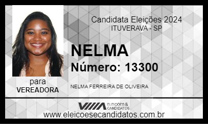 Candidato NELMA 2024 - ITUVERAVA - Eleições