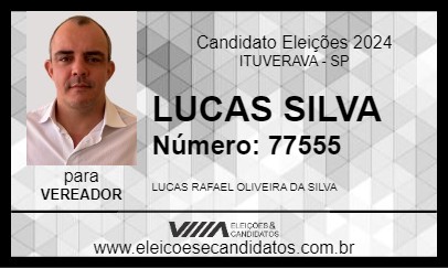 Candidato LUCAS SILVA 2024 - ITUVERAVA - Eleições