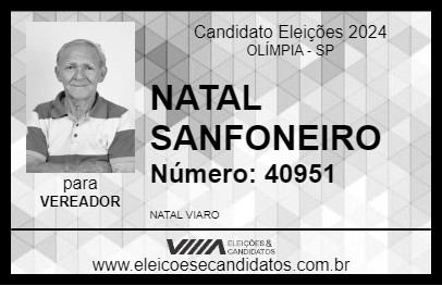 Candidato NATAL SANFONEIRO 2024 - OLÍMPIA - Eleições