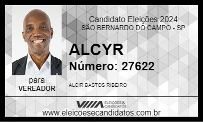 Candidato ALCYR     2024 - SÃO BERNARDO DO CAMPO - Eleições