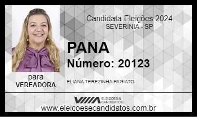 Candidato PANA 2024 - SEVERÍNIA - Eleições