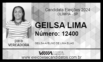 Candidato GEILSA LIMA 2024 - OLÍMPIA - Eleições