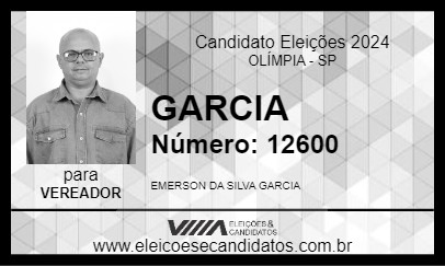 Candidato GARCIA 2024 - OLÍMPIA - Eleições