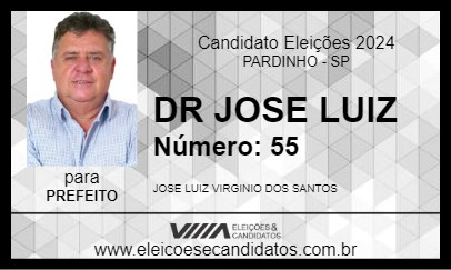 Candidato DR JOSE LUIZ 2024 - PARDINHO - Eleições