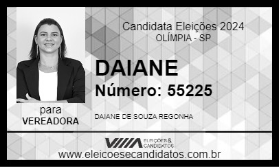 Candidato DAIANE 2024 - OLÍMPIA - Eleições