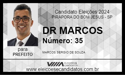 Candidato DR MARCOS 2024 - PIRAPORA DO BOM JESUS - Eleições