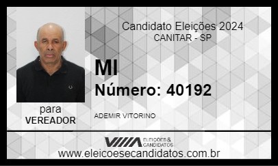 Candidato MI 2024 - CANITAR - Eleições