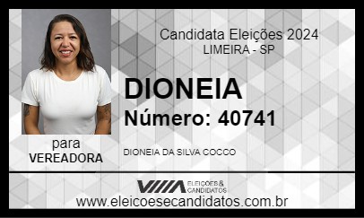 Candidato DIONEIA 2024 - LIMEIRA - Eleições