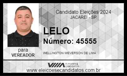 Candidato LELO LIMA 2024 - JACAREÍ - Eleições