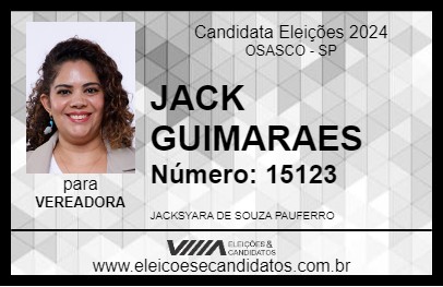 Candidato JACK GUIMARAES 2024 - OSASCO - Eleições