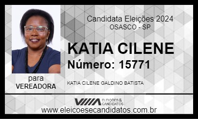 Candidato KATIA CILENE 2024 - OSASCO - Eleições