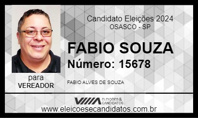 Candidato FABIO SOUZA 2024 - OSASCO - Eleições