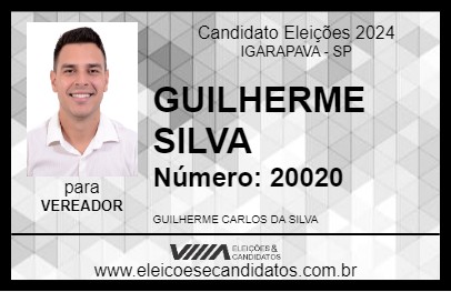 Candidato GUILHERME SILVA 2024 - IGARAPAVA - Eleições