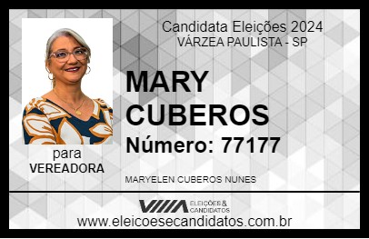 Candidato MARY CUBEROS 2024 - VÁRZEA PAULISTA - Eleições