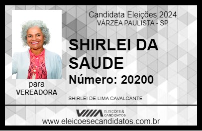 Candidato SHIRLEI DA SAUDE 2024 - VÁRZEA PAULISTA - Eleições