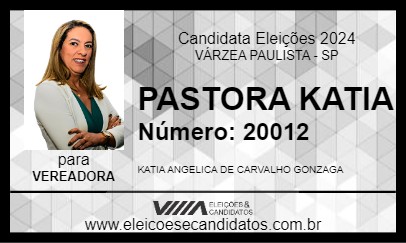 Candidato PASTORA KATIA 2024 - VÁRZEA PAULISTA - Eleições