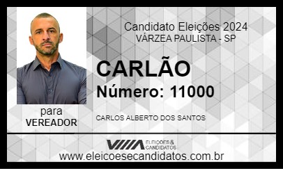 Candidato CARLÃO 2024 - VÁRZEA PAULISTA - Eleições