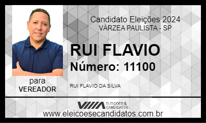 Candidato RUI FLAVIO 2024 - VÁRZEA PAULISTA - Eleições