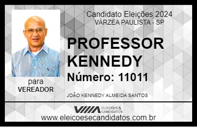 Candidato PROFESSOR KENNEDY 2024 - VÁRZEA PAULISTA - Eleições