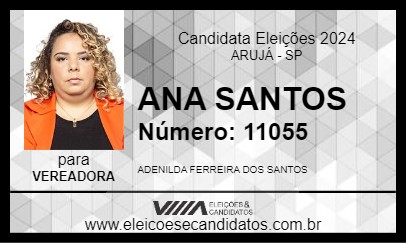 Candidato ANA SANTOS 2024 - ARUJÁ - Eleições