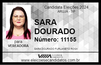 Candidato SARA DOURADO 2024 - ARUJÁ - Eleições