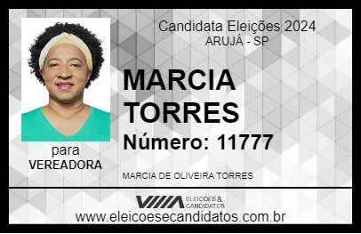 Candidato MARCIA TORRES 2024 - ARUJÁ - Eleições