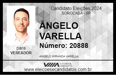 Candidato ÂNGELO VARELLA 2024 - SOROCABA - Eleições