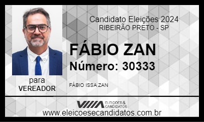 Candidato FÁBIO ZAN 2024 - RIBEIRÃO PRETO - Eleições