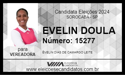 Candidato EVELIN DOULA 2024 - SOROCABA - Eleições