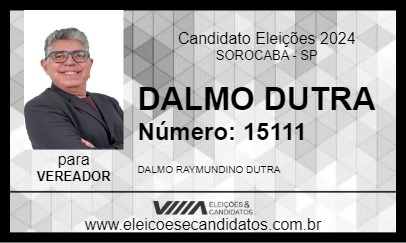 Candidato DALMO DUTRA 2024 - SOROCABA - Eleições